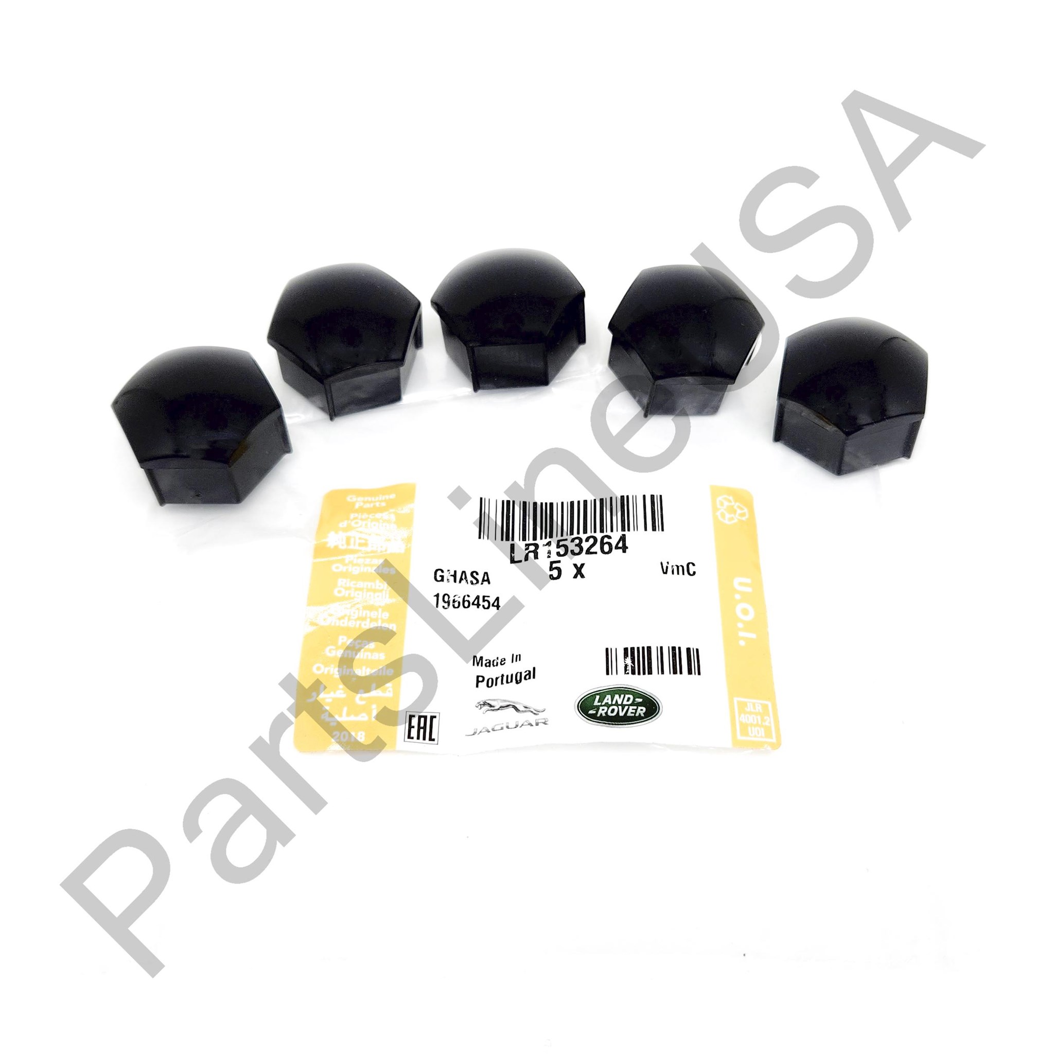 Picture of Genuine Land Rover Range Rover Sport 2023 Wheel Locks Nut Caps Set of 5 LR153264